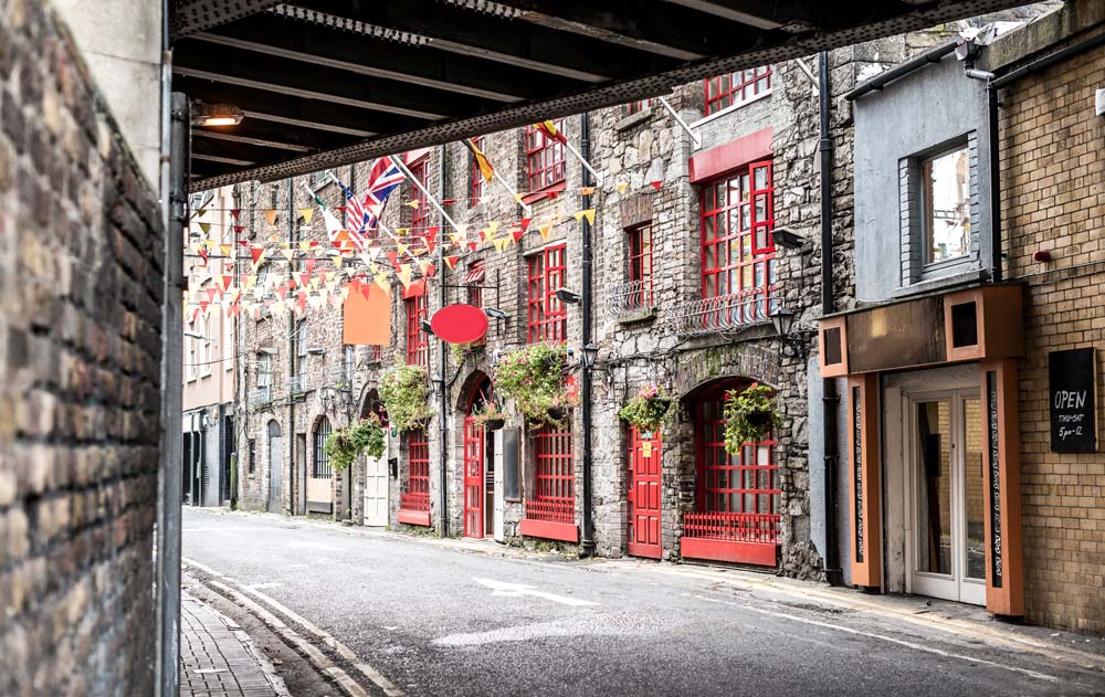 Strasse in Dublin