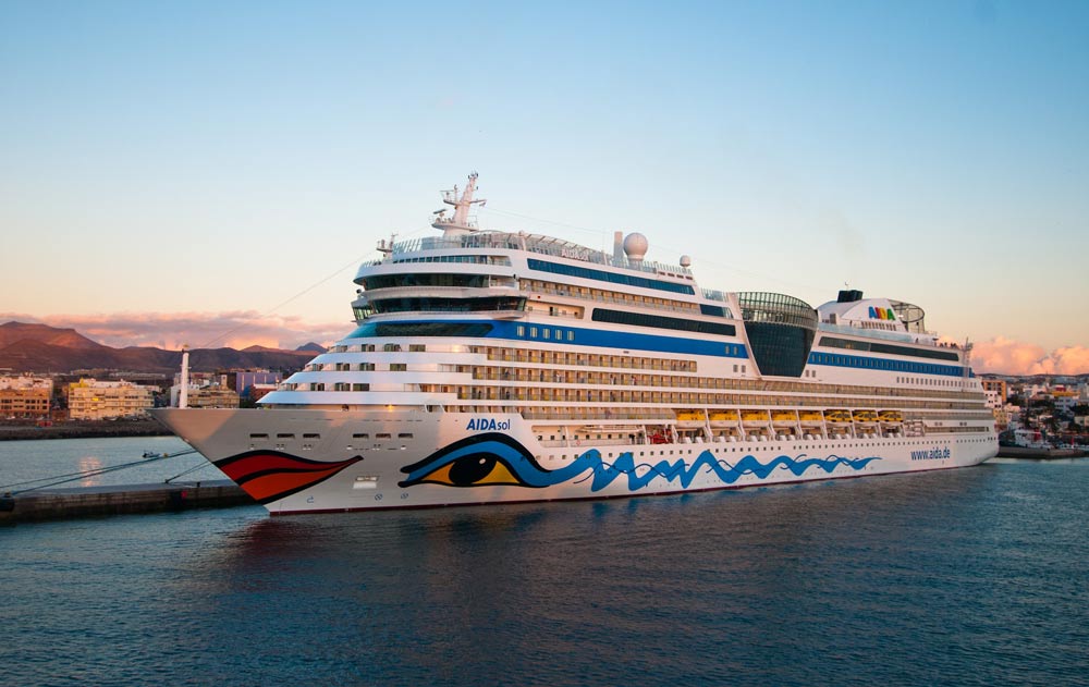 Aida Sol im Hafen