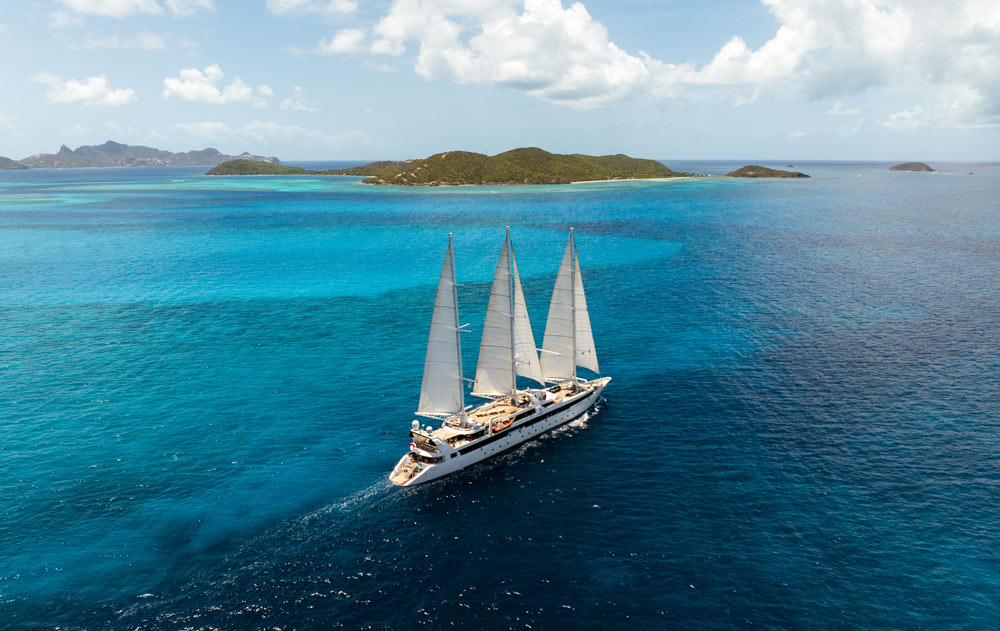 Segelkreuzfahrtschiff von PONANT