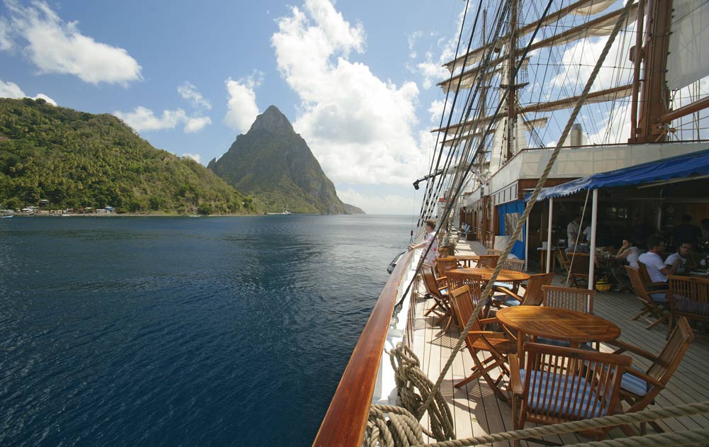 Deck der Sea Cloud
